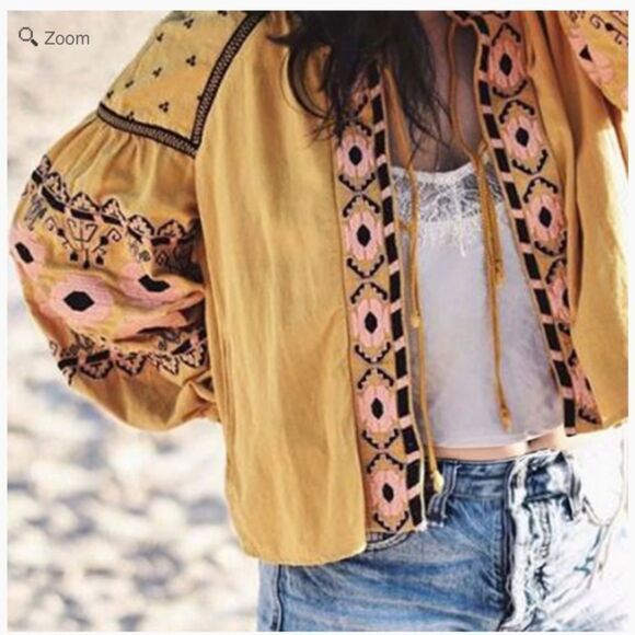 RD + Koko Embroidered Cardigan/Top/Blouse M - Picture 2 of 7